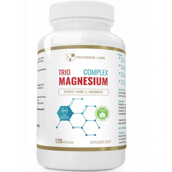 Progress Labs Trio Magnesium Complex 120 kapsułek