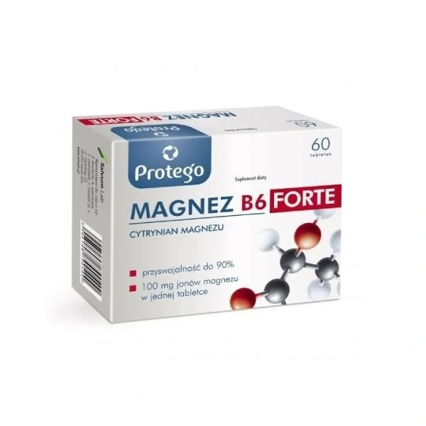 Protego Magnez B6 Forte 60 tabletek