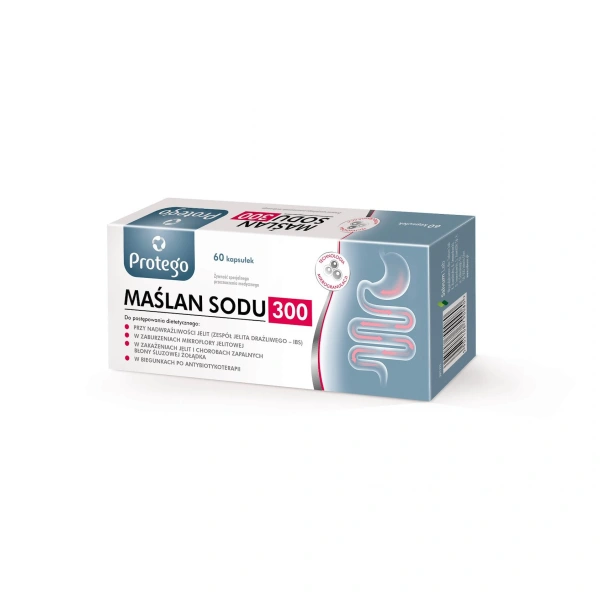 Protego Maślan Sodu 300 mg 60 kapsułek