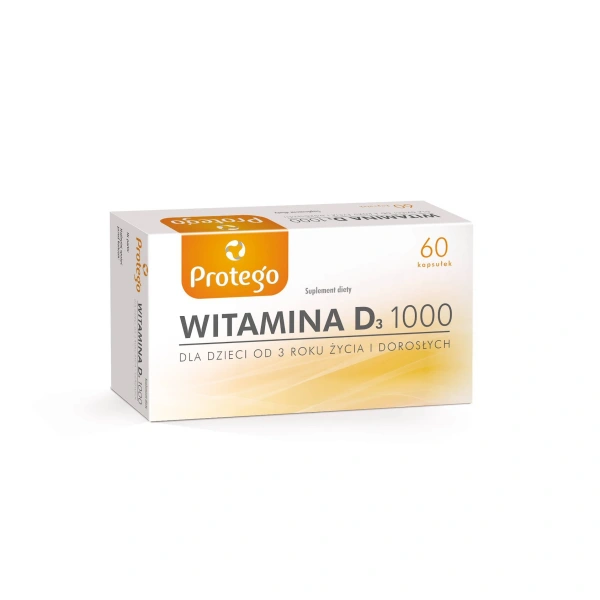 Protego Witamina D 1000 60 kapsułek