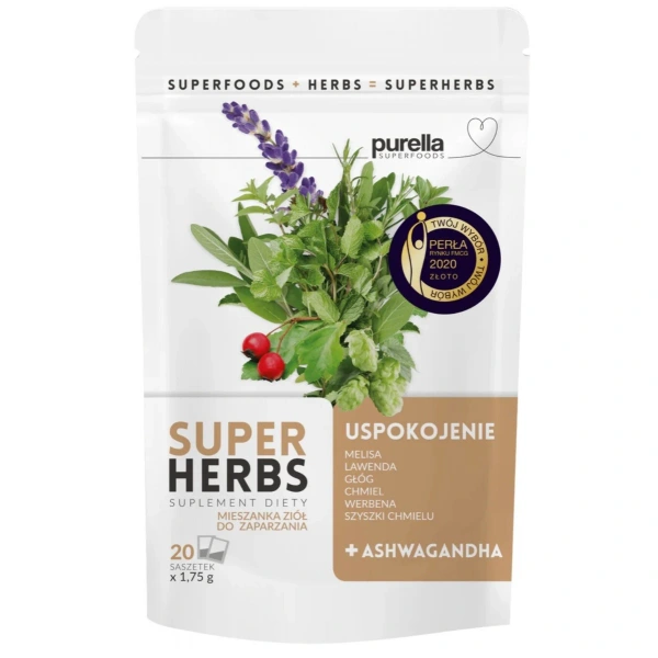 Purella SuperHerbs Uspokojenie 20 x 1,75 g