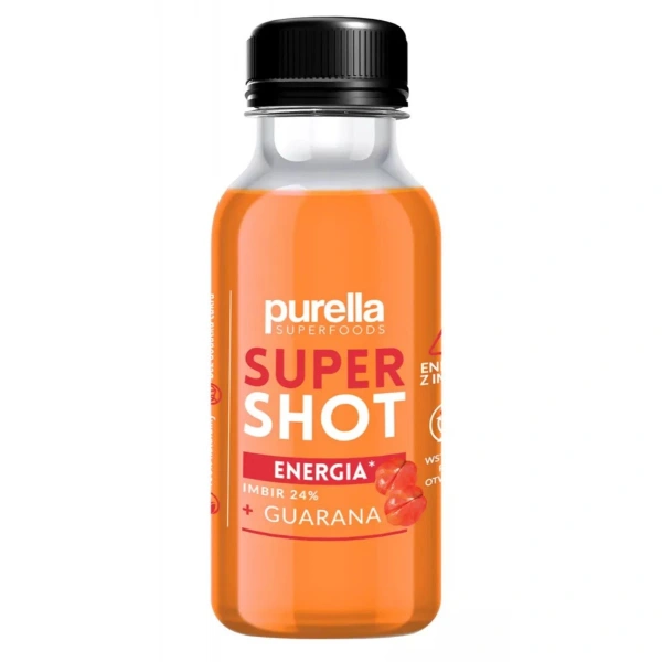 Purella Superfoods SuperShot Energia imbir guarana 100 ml