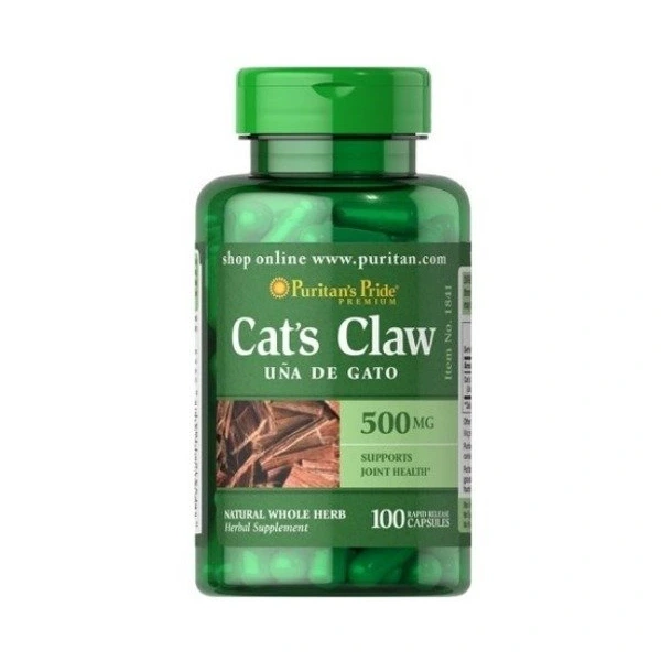 Puritan's Pride Cat's Claw (Koci Pazur) 500 mg 100 kapsułek