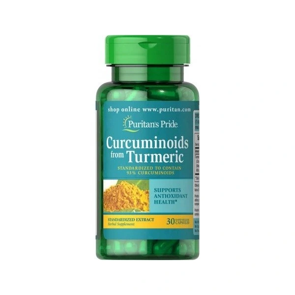Puritan's Pride Kurkuma ekstrakt Kurkuminoidy 93% 500 mg 30 kapsułek