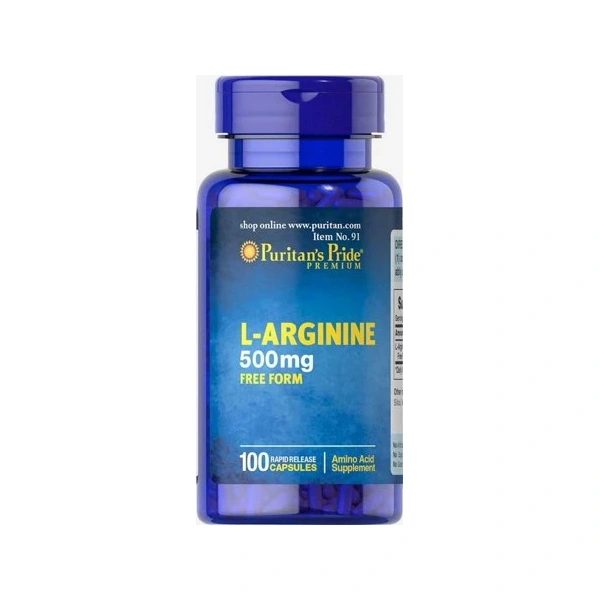 Puritan's Pride L-Arginine 500 mg 100 kapsułek