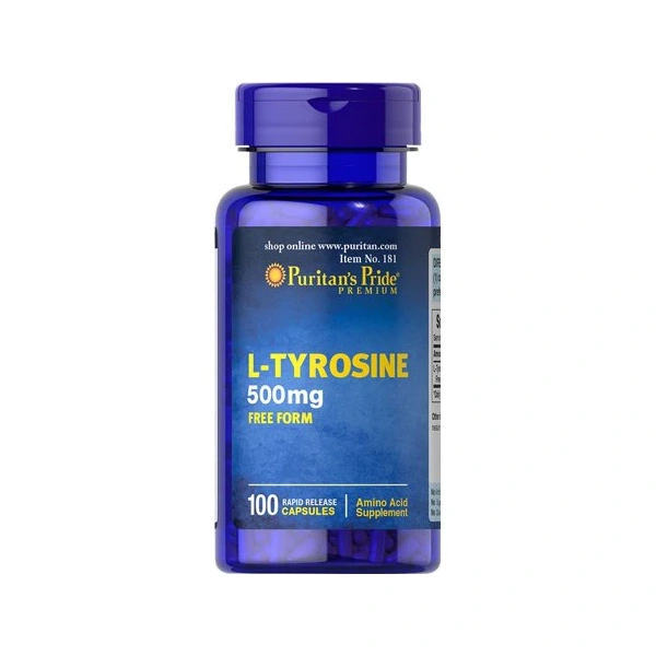 Puritan's Pride L-Tyrosine 500 mg 100 kapsułek