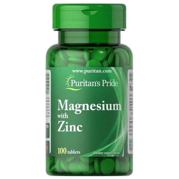 Puritan's Pride Magnez z Cynkiem 100 tabletek