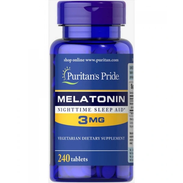 Puritan's Pride Melatonina 3 mg 240 tabletek