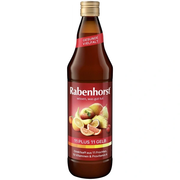 Rabenhorst sok wieloowocowy (żółty) multiwitamina 11 plus 11 nfc 750 ml