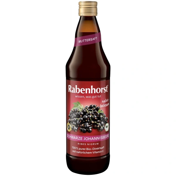 Rabenhorst sok z czarnej porzeczki nfc bio 750 ml