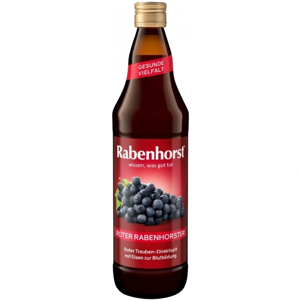 Rabenhorst sok z czerwonych winogron z żelazem 750 ml