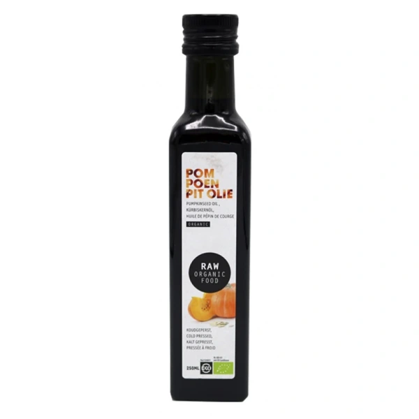 Raw organic food olej z pestek dyni tłoczony na zimno bio 250 ml