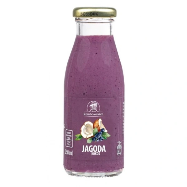 Rembowscy smoothie jagoda  kokos 250 ml