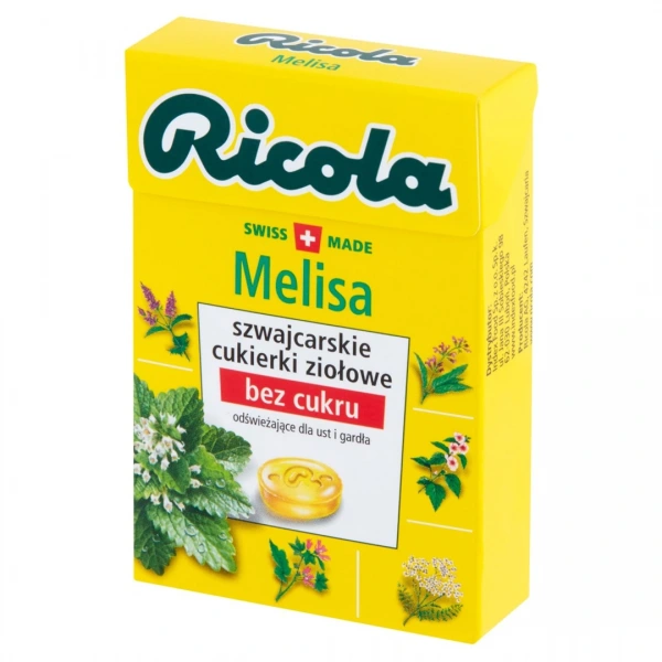 Ricola Cukierki bez cukru Melisa 27g