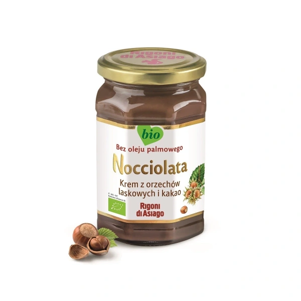 Rigoni di asiago krem z orzechów laskowych i kakao bezglutenowy bio 650 g