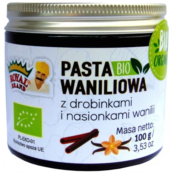 Royal brand pasta waniliowa bio 100 g