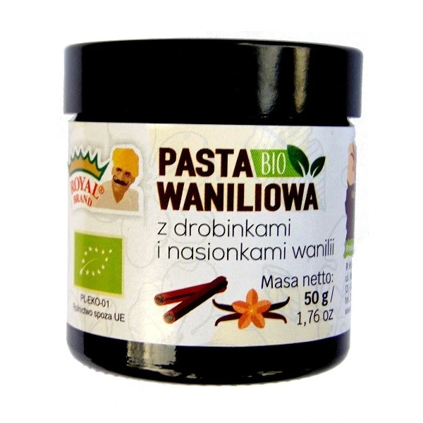 Royal brand pasta waniliowa bio 50 g