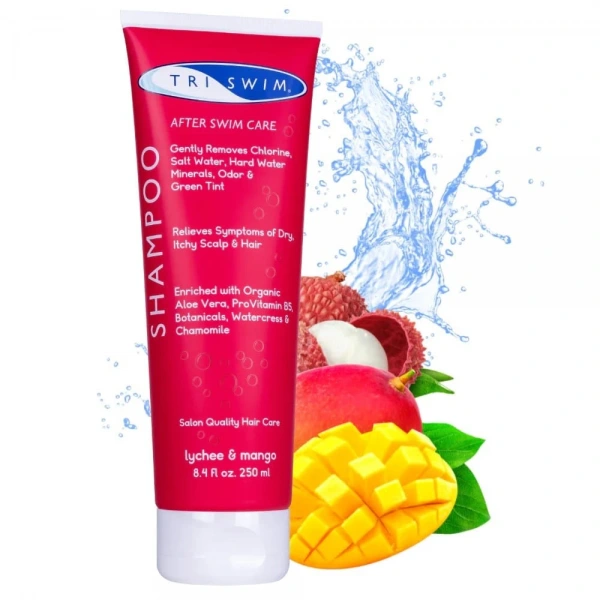 SBR Triswim Szampon usuwający zapach chloru o zapachu liczi-mango 250 ml
