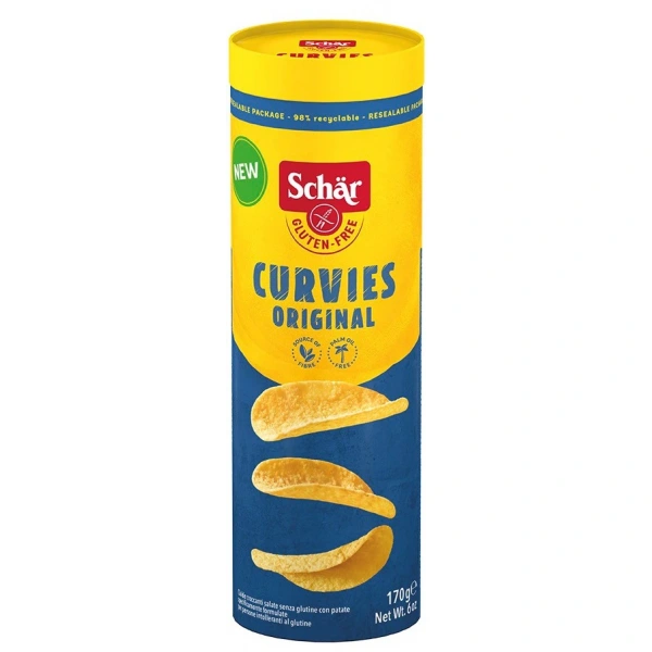 SCHAR Chipsy ziemniaczane naturalne BEZGL. 170 g