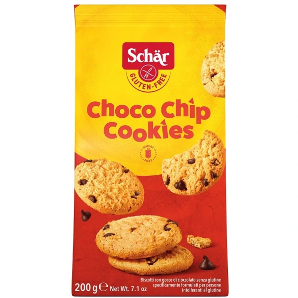 SCHAR Choco chip cookie- ciastka z czekoladą BEZGL. 200 g