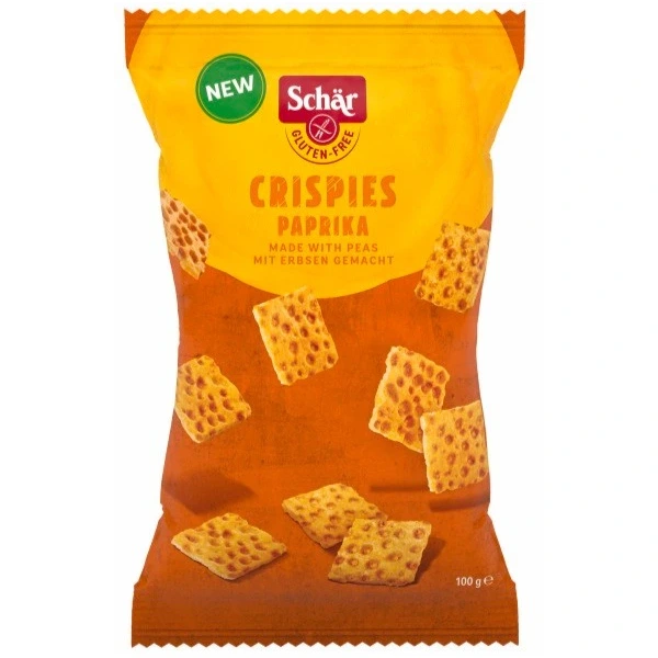 SCHAR Crispies- przekąska z grochu o smaku paprykowym BEZGL. 100 g