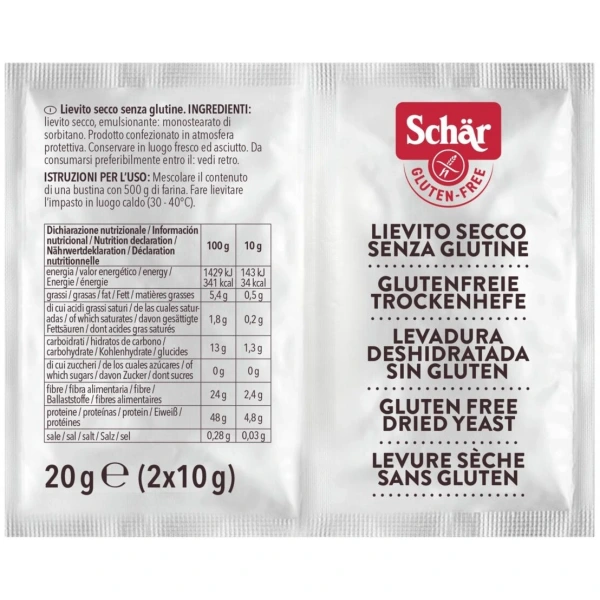 SCHAR Lievito- drożdże suche BEZGL. 20 g