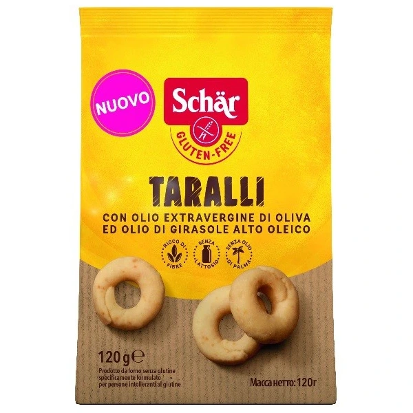 SCHAR Taralli- przekąska z oliwą z oliwek BEZGL. 120 g