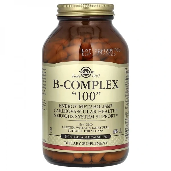 SOLGAR B-Complex 100 (250 kaps.)