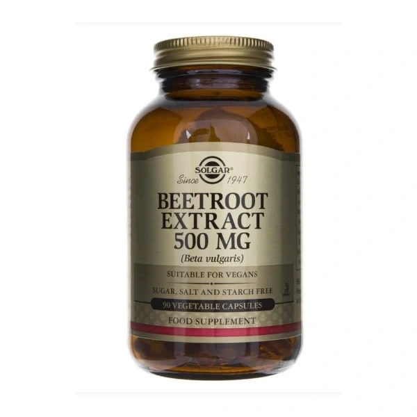 SOLGAR Beetroot extract 500 mg - Burak wyciąg 5:1 (90 kaps.)