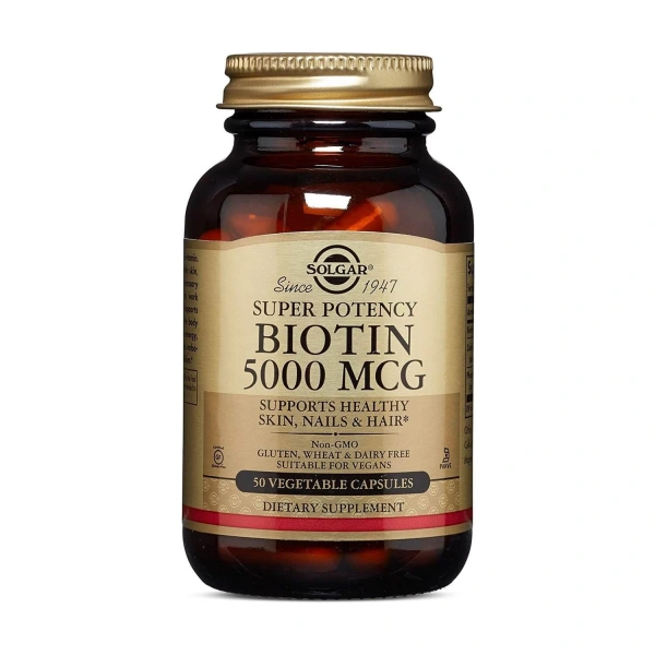 SOLGAR Biotin 5000 mcg (50 kaps.)