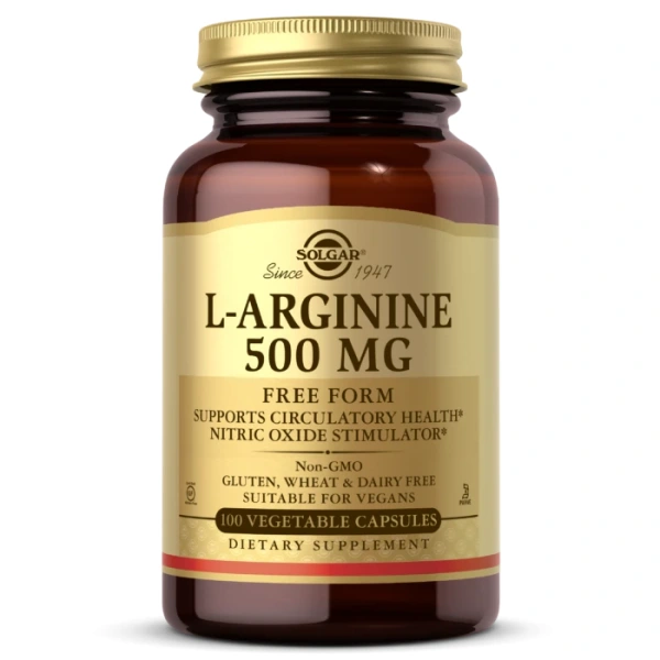 SOLGAR L-Arginine Free Form 500 mg (100 kaps.)