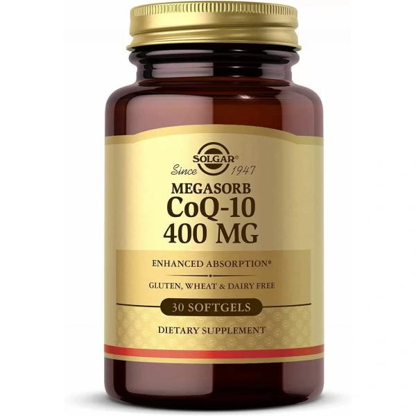 SOLGAR Megasorb CoQ-10 400 mg - Koenzym Q10 400 mg (30 kaps.)
