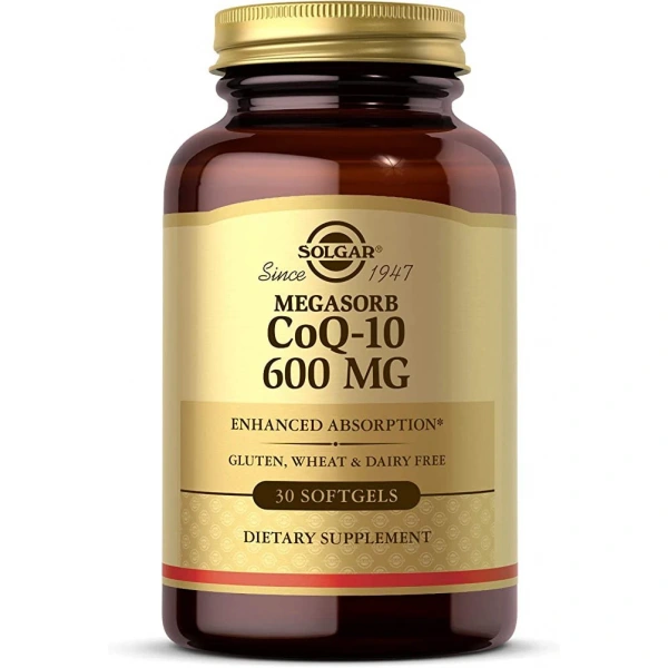 SOLGAR Megasorb CoQ-10 600 mg - Koenzym Q10 600 mg (30 kaps.)