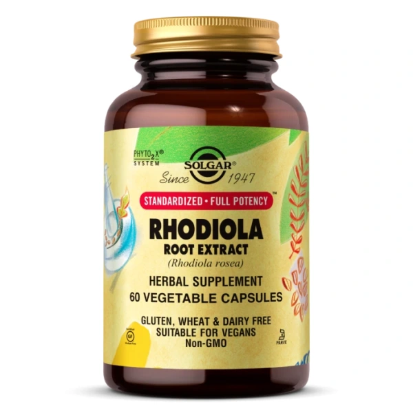 SOLGAR Rhodiola Root Extract SFP 500 mg (60 kaps.)