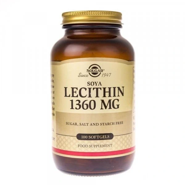 SOLGAR Soya Lecithin - Lecytyna (100 kaps.)