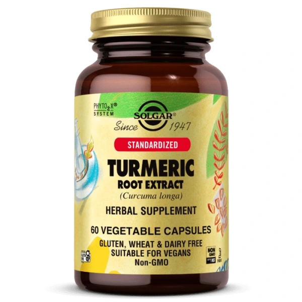 SOLGAR Turmeric Root Extract  (60 kaps.)