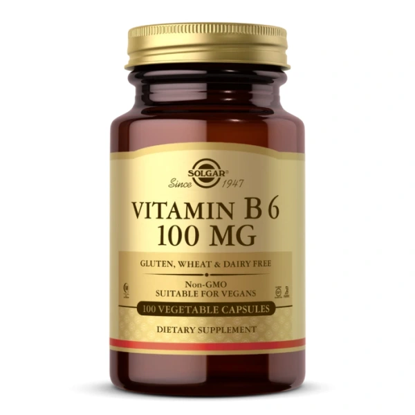 SOLGAR Vitamin B6 - Witamina B6 100 mg (100 kaps.)