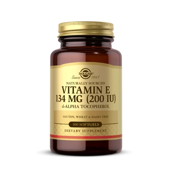 SOLGAR Vitamin E 134 mg (200 IU) pure d-Alpha Tocopherol (100 kaps.)
