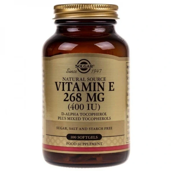 SOLGAR Vitamin E 268 mg 400 IU (100 kaps.)