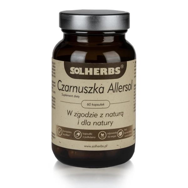 SOLHERBS Czarnuszka Allersol 60 kapsułek