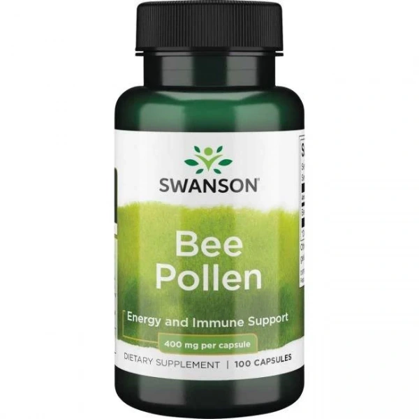 Swanson Bee Pollen (Pyłek Pszczeli) 400mg 100 kapsułek