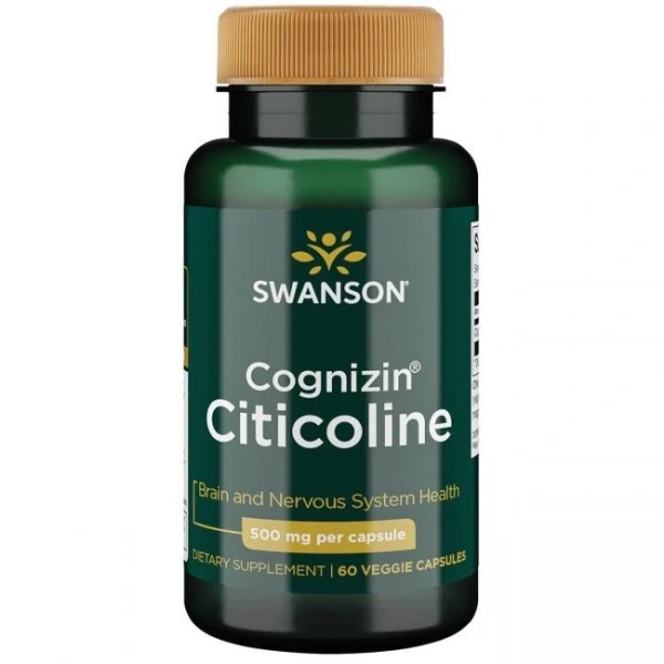 Swanson Cognizin Citicoline 500 mg 60 kapsułek