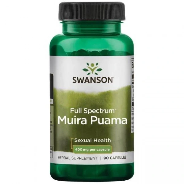 Swanson Full Spectrum Muira Puama Root 400 mg 90 kapsułek