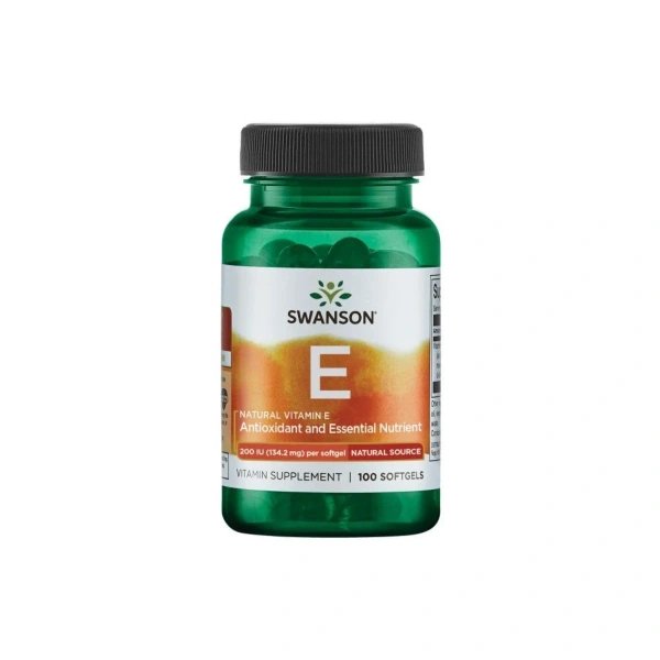 SWANSON Natural Vitamin E - Witamina E 200 IU (100 kaps.)