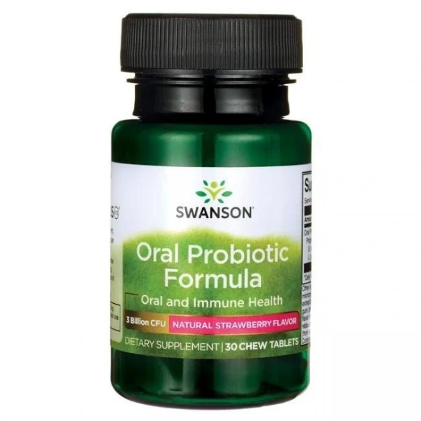 Swanson Oral Probiotic Formula probiotyk w tabletkach do ssania