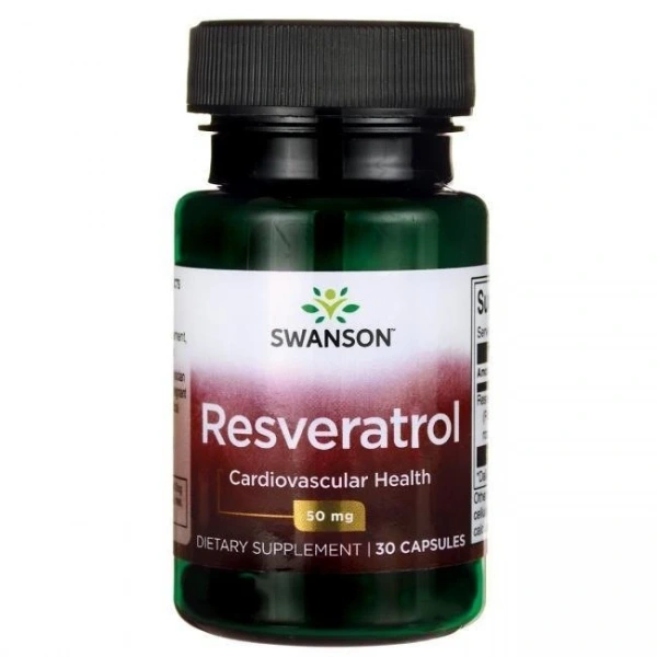 SWANSON Resveratrol - Resweratrol 50 mg (30 kaps.)