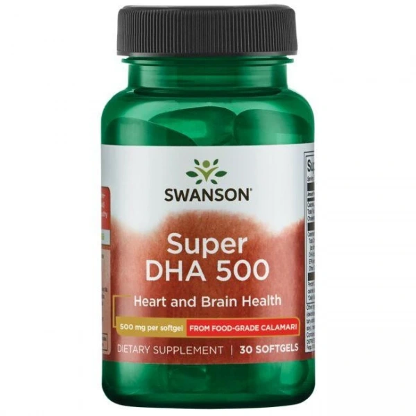 Swanson Super DHA 500 mg 30 kapsułek