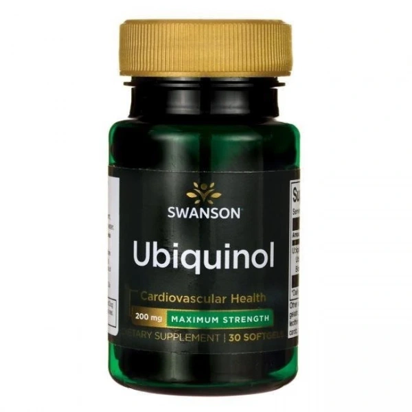 Swanson Koenzym Q10 Ubiquinol Kaneka (Ubichinol) 200 mg 30 kapsułek