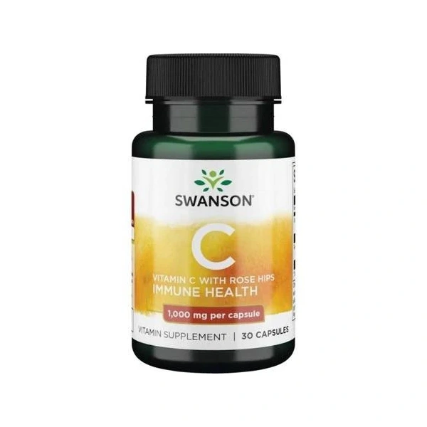 Swanson witamina C z dziką różą 1000 mg 30 kapsułek