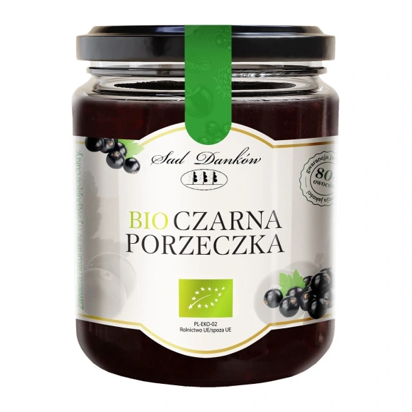 Sad danków czarna porzeczka 80 % bio 260 g